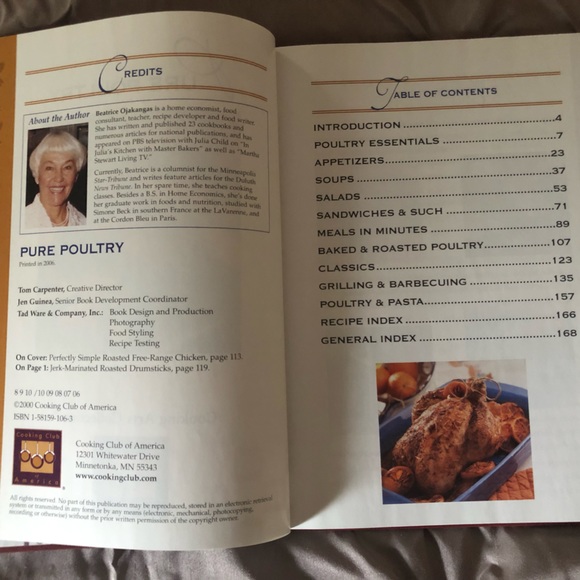 PURE POULTRY Cooking Club Of America Cookbook Recipes - Picture 2 of 3